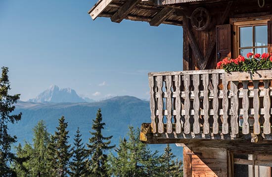 Mountain hut and snack station